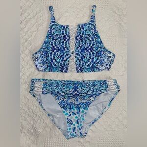 Lilly Pulitzer Bikini Lita Lattice “Call My Shell Phone” Size 2